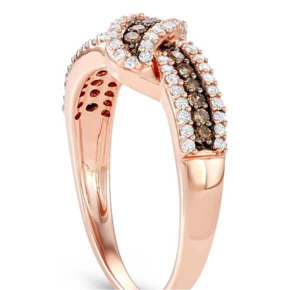 Chocolate Diamond Wedding Band - Picture 4 of 7